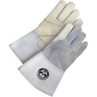 Gander Brand Utility Grain Leather Welder Gloves, Grain Cowhide, Size Large Waymarc Industries Inc
