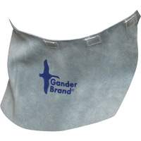 Gander Brand Split Leather Welding Helmet Bib, Pearl Grey Waymarc Industries Inc