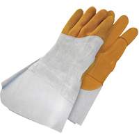 Gander Brand Reverse Grain TIG Welder Gloves, Grain Deerskin, Size 10 Waymarc Industries Inc