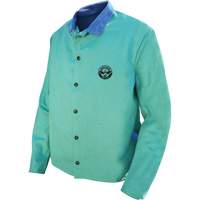 Veste de soudage Gander Brand Banox FR, Coton/Cuir, 2T-Grand, Vert Waymarc Industries Inc