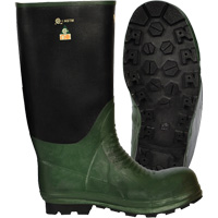 Journeyman<sup>®</sup> Boots, Rubber, Steel Toe, Size 8, Puncture Resistant Sole SGF628 | Waymarc Industries Inc