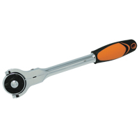 Quick-Release Swivel Ratchet Wrench, 3/8" Drive, Cushion Grip Handle Waymarc Industries Inc