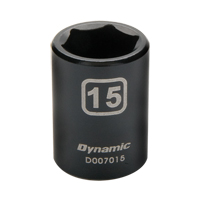 Douille m&eacute;trique, Chocs, 12 mm, Prise 3/8", 6 pans Waymarc Industries Inc