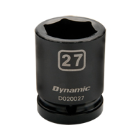 Douille m&eacute;trique, Chocs, 24 mm, Prise 3/4", 6 pans Waymarc Industries Inc