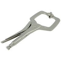 Locking Clamp Pliers with Swivel Pads, 6" Length, C-Clamp Waymarc Industries Inc