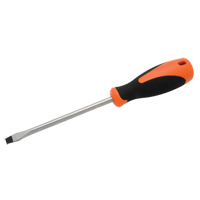 Slotted Screwdriver, 5/16" Tip, Round, 10-5/8" L, Cushion Grip Handle Waymarc Industries Inc