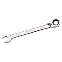 Reversible Combination Ratcheting Wrench, 12 Point, 8mm, Chrome Finish NJI096 | Waymarc Industries Inc