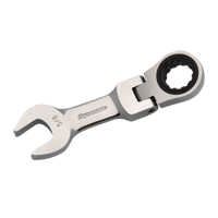 SAE Stubby Flex-Head Ratcheting Wrench NJI100 | Waymarc Industries Inc