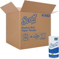 Scott<sup>®</sup> Kitchen Roll Towels, 1 Ply, 128 Sheets/Roll, 11" W, 8.78" L x NJJ028 | Waymarc Industries Inc