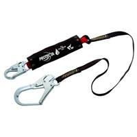 PRO Shock-Absorbing Lanyard, 4', Rebar Hook Center, Snap Hook Leg Ends, Kevlar&reg; Waymarc Industries Inc