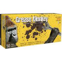Grease Monkey&reg; Gloves, Large, Nitrile, 8-mil, Powder-Free, Black Waymarc Industries Inc