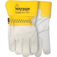 Double Trouble Gloves, One Size, Grain Cowhide Palm Waymarc Industries Inc