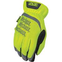 FastFit&reg; High-Visibility Work Gloves, Synthetic Palm, Size Medium/9 Waymarc Industries Inc