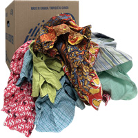 Chiffons d'essuyage, M&eacute;lange de couleurs, 10 lb Waymarc Industries Inc