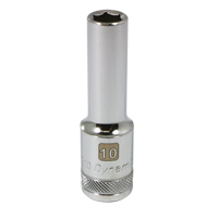 Douille m&eacute;trique, 10 mm, Prise 1/2", 6 pans, Profond Waymarc Industries Inc
