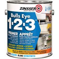 Bulls Eye 1-2-3<sup>®</sup> Water-Base Primer, 3.78 L, Gallon, White NKF446 | Waymarc Industries Inc