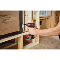 M18 Cordless Hex Impact Driver Kit, 1/4", 1500 in-lbs Max. Torque, 18 V, Lithium-Ion Waymarc Industries Inc