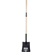 Square Point Shovel, Hardwood, Tempered Steel Blade, Straight Handle, 48" Long NN246 | Waymarc Industries Inc
