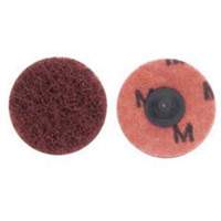 PowerLock&reg; Abrasotex Buffing Disc, 4" Dia., Medium Grit, Aluminum Oxide Waymarc Industries Inc