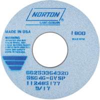 Meule vitrifi&eacute;e, type 01, C&eacute;ramique d'alumine, 14" x 1-1/2" Waymarc Industries Inc