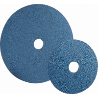 BlueFire&reg; F826P Fibre Discs, Zirconia Alumina, 24, 7" Dia x 7/8" Arbor Waymarc Industries Inc