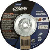 Gemini&reg; Saucer Wheel, 7" x 1/4", 5/8"-11 Arbor, Aluminum Oxide, Type 28 Waymarc Industries Inc