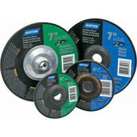 Gemini&reg; Depressed Centre Grinding Wheels, 4" x 1/4", 5/8" Arbor, Aluminum Oxide, Type 27 Waymarc Industries Inc