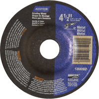 Depressed Centre Metal Grinding Wheels, 4-1/2" x 1/4", 7/8" Arbor, Aluminum Oxide, Type 27 Waymarc Industries Inc