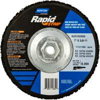 Disques &agrave; moyeu d&eacute;port&eacute; non tiss&eacute;s pour d&eacute;capage rapide Bear-Tex, 7" dia., Grain Extra grossier, Carbure de silicium Waymarc Industries Inc