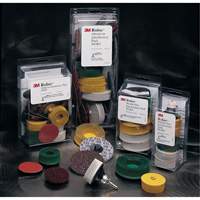 Scotch-Brite Roloc Bristle Disc Kit, Ceramic, 50, 80, 120 Grit, 2" Dia. Waymarc Industries Inc