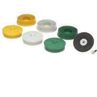 Roloc Bristle Disc Kit, Aluminum Oxide, Several Grit, 3" Dia. Waymarc Industries Inc