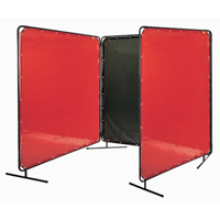 Welding Screen and Frame, Olive, 6' x 6' NT894 | Waymarc Industries Inc