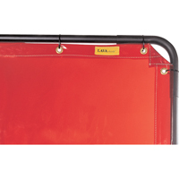 Lavashield™ Curtain, 92" x 68.5", High Transparency, Orange NT829 | Waymarc Industries Inc