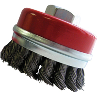 Brosses-boisseau, 3" dia. x 5/8"-11 arbre Waymarc Industries Inc