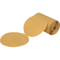 Stikit 216U Gold Paper Disc Roll, 6" Dia., P360 Grit, Aluminum Oxide Waymarc Industries Inc