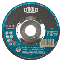 Premium 2 in 1 Thincut Cut-Off Wheel, 5" x 0.045", 7/8" Arbor, Type 27, Aluminum Oxide, 12250 RPM Waymarc Industries Inc