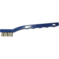 Small Cleaning Scratch Brushes, Stainless Steel, 3 x 7 Wire Rows, 7-3/4" Long Waymarc Industries Inc
