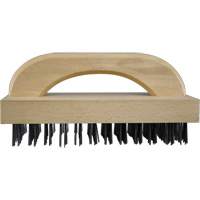 Flat Wire Butcher Block Brushes, Flat Steel Wire, 8 x 12 Wire Rows, 9" Long Waymarc Industries Inc