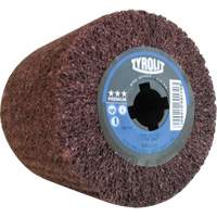 Pro-Line Surface Conditioning Drum, 4" Dia. x 4" W, 3/4" Arbor, Medium Grit, Aluminum Oxide Waymarc Industries Inc