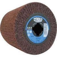 Pro-Line Surface Conditioning Drum, 4" Dia. x 4" W, 3/4" Arbor, Very Fine Grit, Aluminum Oxide Waymarc Industries Inc