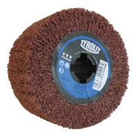 Pro-Line Surface Conditioning Drum, 4" Dia. x 2" W, 3/4" Arbor, Coarse Grit, Aluminum Oxide Waymarc Industries Inc