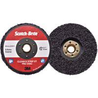 Disque  Clean and Strip  XT Pro Scotch-Brite, 4-1/2" dia., Grain Extra grossier, Carbure de silicium Waymarc Industries Inc