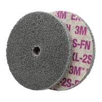 Scotch-Brite EXL Unitized Wheel, 6" x 1/4", 1/4" Arbor, Fine Grit, Aluminum Oxide/Ceramic/Zirconium Waymarc Industries Inc
