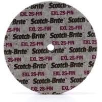 Scotch-Brite EXL Unitized Wheel, 6" x 1/4", 1/4" Arbor, Fine Grit, Silicon Carbide Waymarc Industries Inc