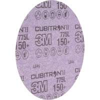 Cubitron II Hookit 775L Series Film Sanding Disc, 6" Dia., 150+ Grit, Ceramic, 3 mils Waymarc Industries Inc