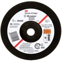 Green Corps Depressed Centre Wheel, 7" x 1/8", 7/8" Arbor, Ceramic, Type 27 Waymarc Industries Inc