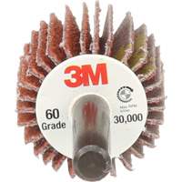 Flap Disc 747D, Aluminum Oxide/Ceramic, 60X Grit, 1" x 1" x 1/4" Waymarc Industries Inc