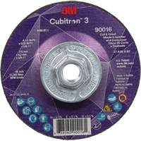 Cubitron 3 Cut & Grind Wheel, 4-1/2" x 5/32", 5/8"-11 Arbor, Type T27, 36+ Grit, Ceramic Waymarc Industries Inc