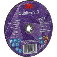 Meule &agrave; tronçonner Cubitron 3, 4" x 1/8", Arbre de 3/8", Type T1, C&eacute;ramique, 21000 Tr/min Waymarc Industries Inc