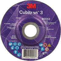 Cubitron 3 Cut-Off Wheel, 4-1/2" x 0.04", 7/8" Arbor, Type T27, Ceramic, 13300 RPM Waymarc Industries Inc